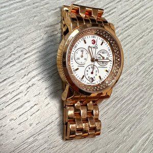 Michele Rose Gold Watch Sport Sail Classic MWW01C000059